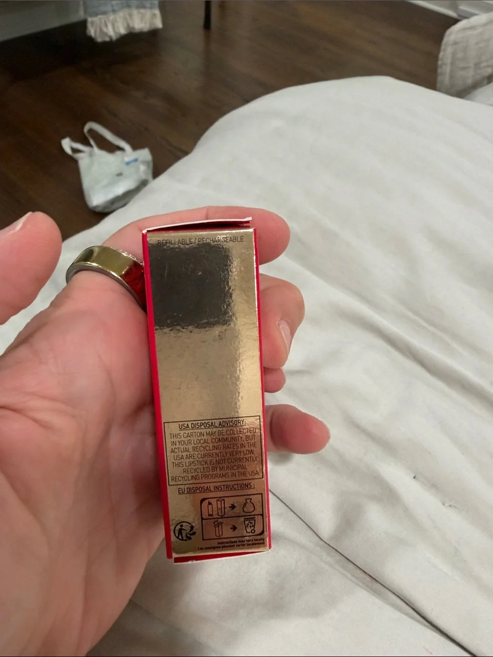 Valentino Striking Matte Lipstick in Vibrant Red
